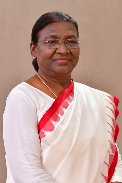 Official portrait of Droupadi Murmu, President of India