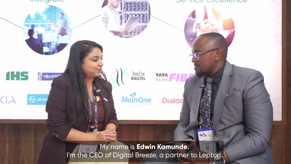 Edwin Kamunde, Chief Executive Officer, Digital Breeze, a Lepton partner